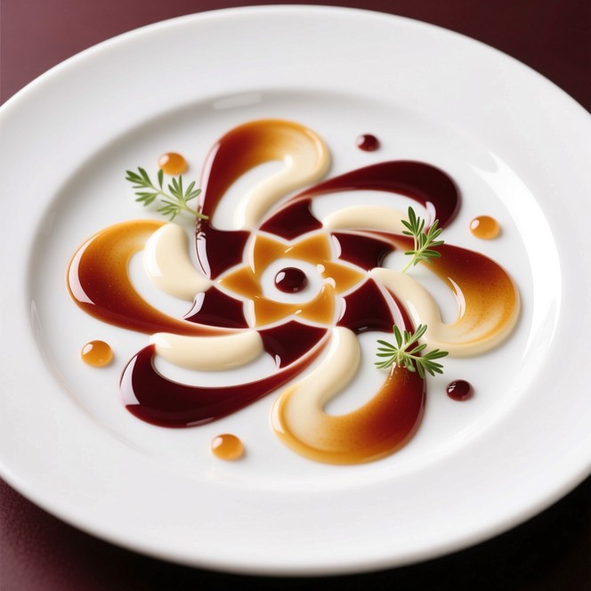 Sauce Patterns Free Elegant Sauce Design Image - Gastronomy, Plating, Sauce | Download ...