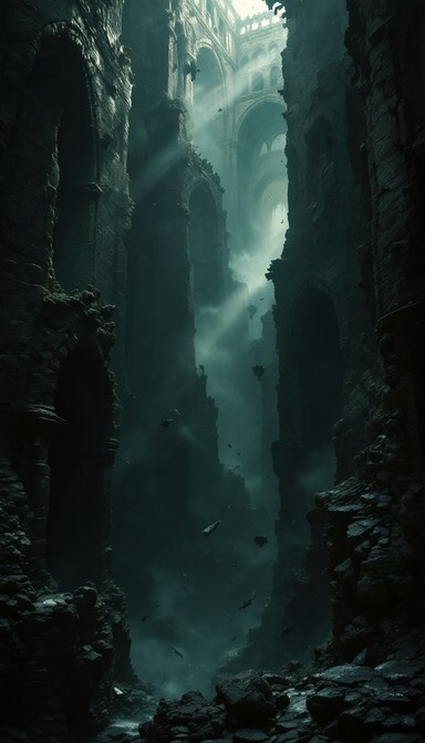 Free Gothic Abyss Descends Image - Gothic, Cathedral, Ruins | Download ...