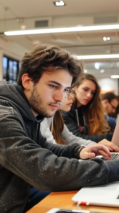 Free Focused Classroom Study Image | Download at StockCake