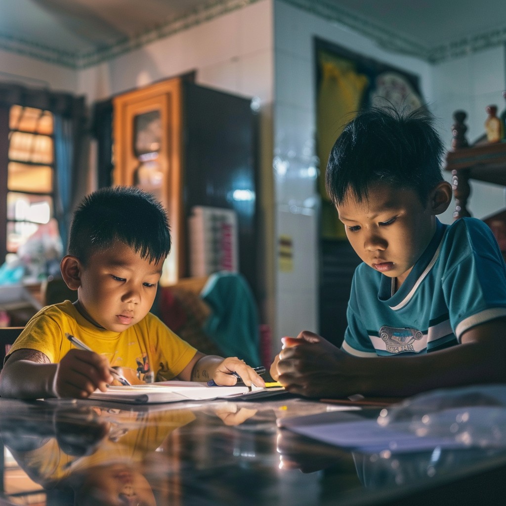 Free Children Studying Together Photo - Children, Studying, Education ...