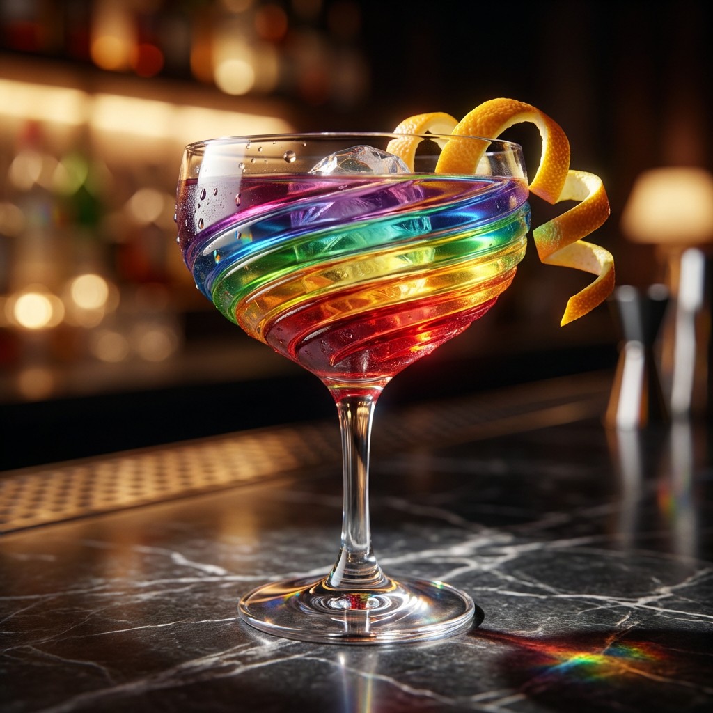 Free Rainbow Cocktail Art Image - Rainbow, Colorful, Drink | Download ...
