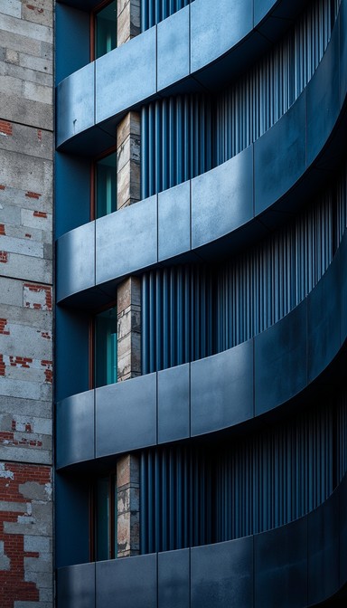 Free Undulating Blue Architecture Image - Architecture, Blue, Curved ...
