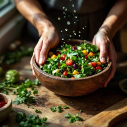 Local Salad Making Free Fresh Salad Making Image - Salad, Fresh, Healthy | Download at ...
