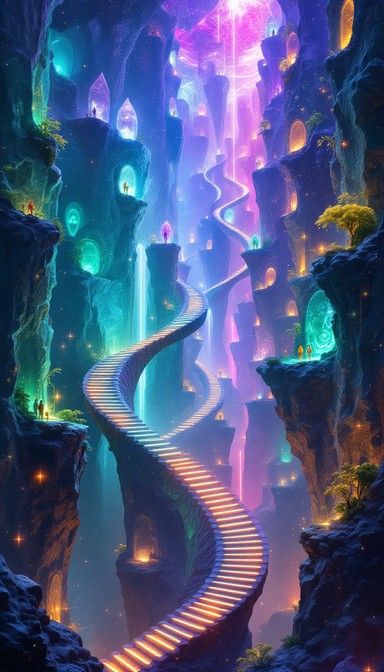 Transcending Floating Free Spiral Reality Bends Image - Surreal, Dreamscape, Spiral ...
