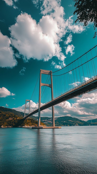 Free Scenic Bridge View Image - Aerial, Bridge, Turquoise | Download at ...