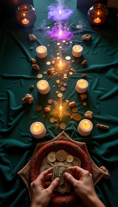 Free Mystical Money Altar Image - Prosperity, Ritual, Altar | Download ...