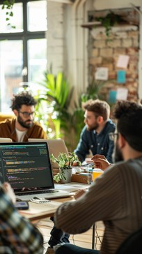 Free Team Coding Session Image - Developers, Collaboration, Office ...