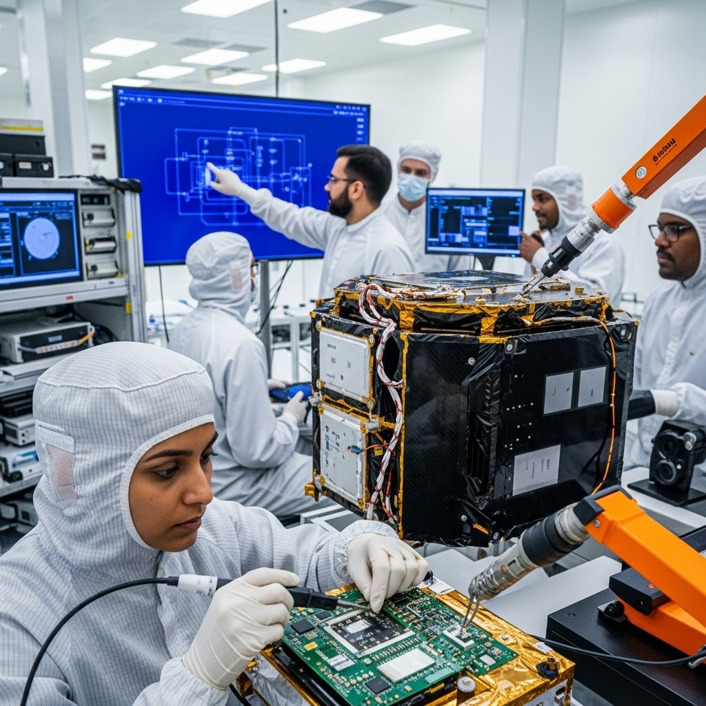 Free Aerospace engineering precision Image - Cleanroom, Aerospace ...