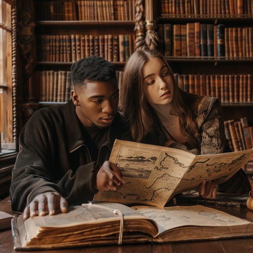 Free Studying Ancient Maps Image Library, Students, Studying