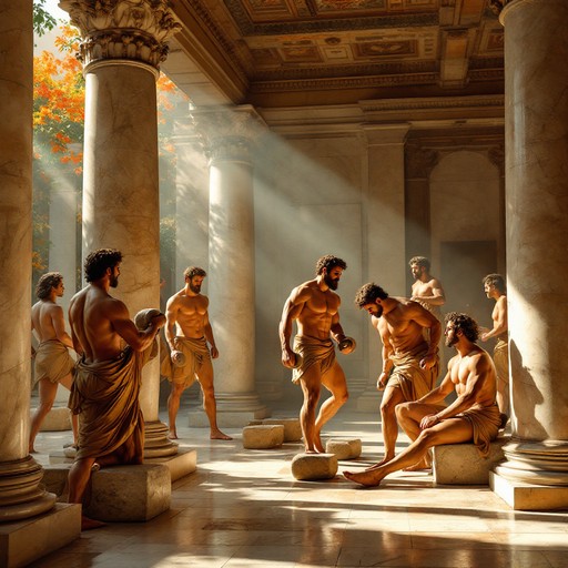 Free Ancient Athletes Training Image - Gymnasium, Classical, Athletic ...