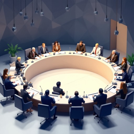 Free Diplomatic Assembly Meeting Image - Lowpoly, Conference, Geometric ...