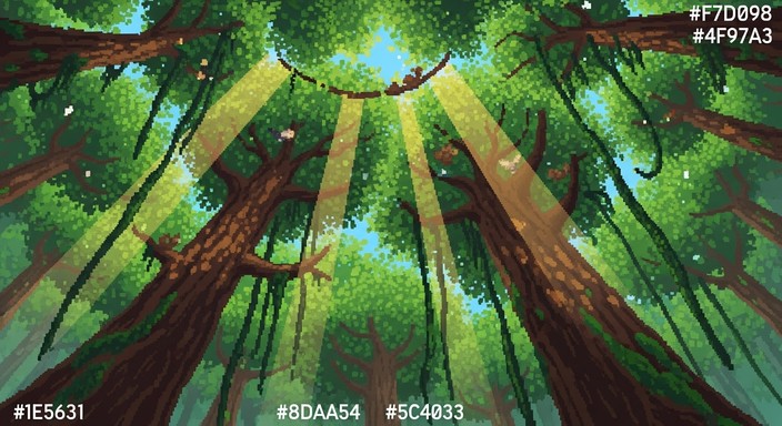 Free Sunlit Woodland Trail Image - Pixel, Forest, Trees | Download at ...