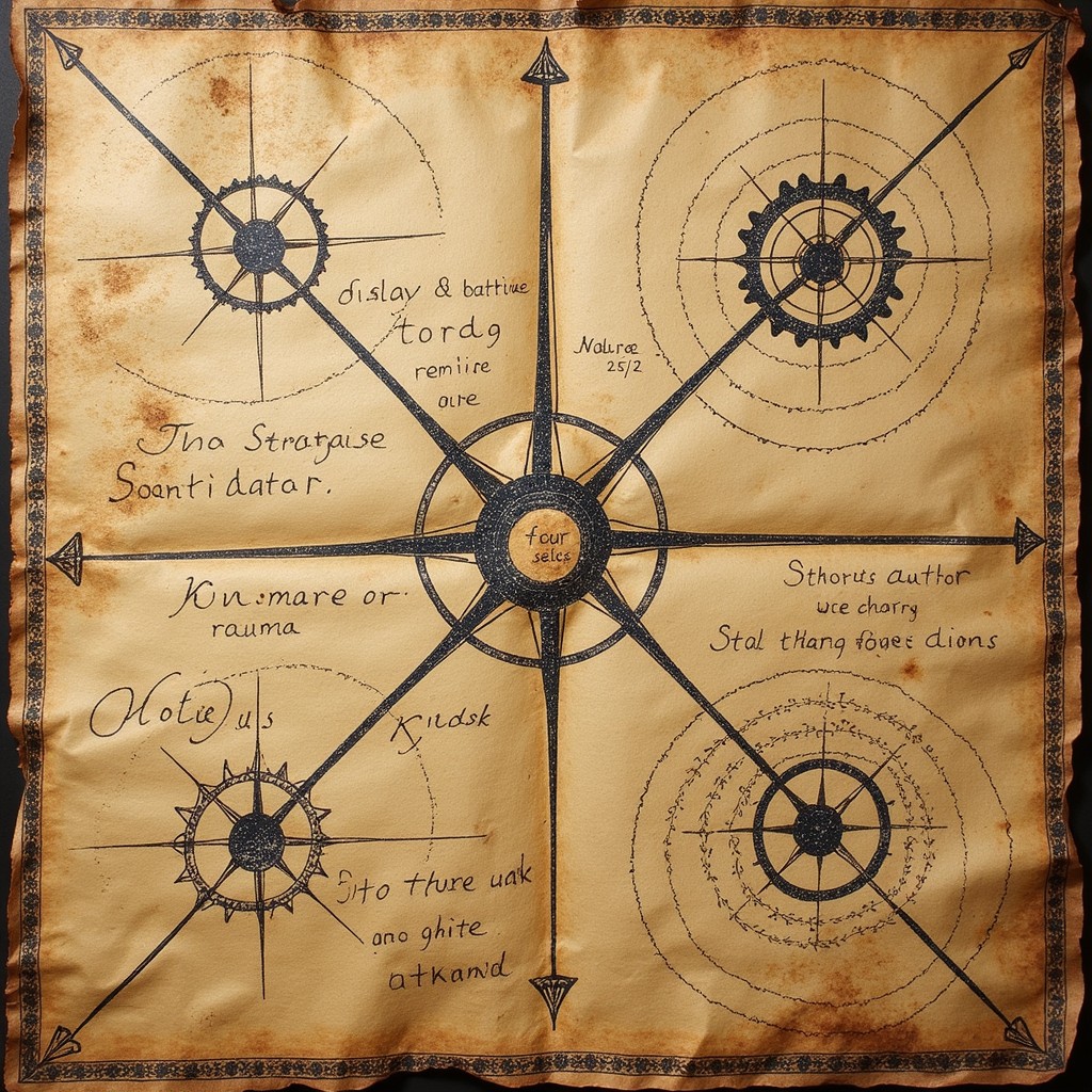 Free Ancient Navigation Chart Image - Nautical, Compass, Parchment ...