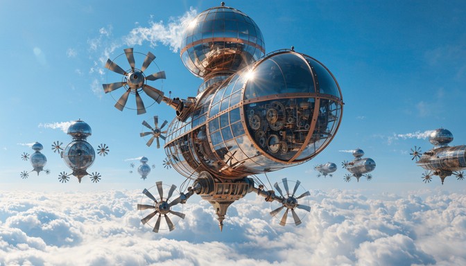 Free Steampunk Airship Glory Image - Steampunk, Airship, Brass ...