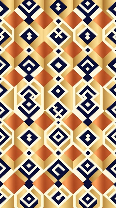Seamless repeating pattern of angular hexagonal and diamond shapes in ...
