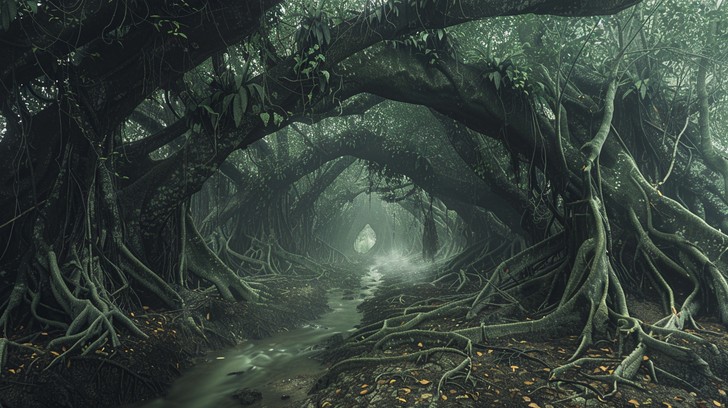 Free Enchanted Forest Arch Image - Forest, Path, Arch | Download at ...