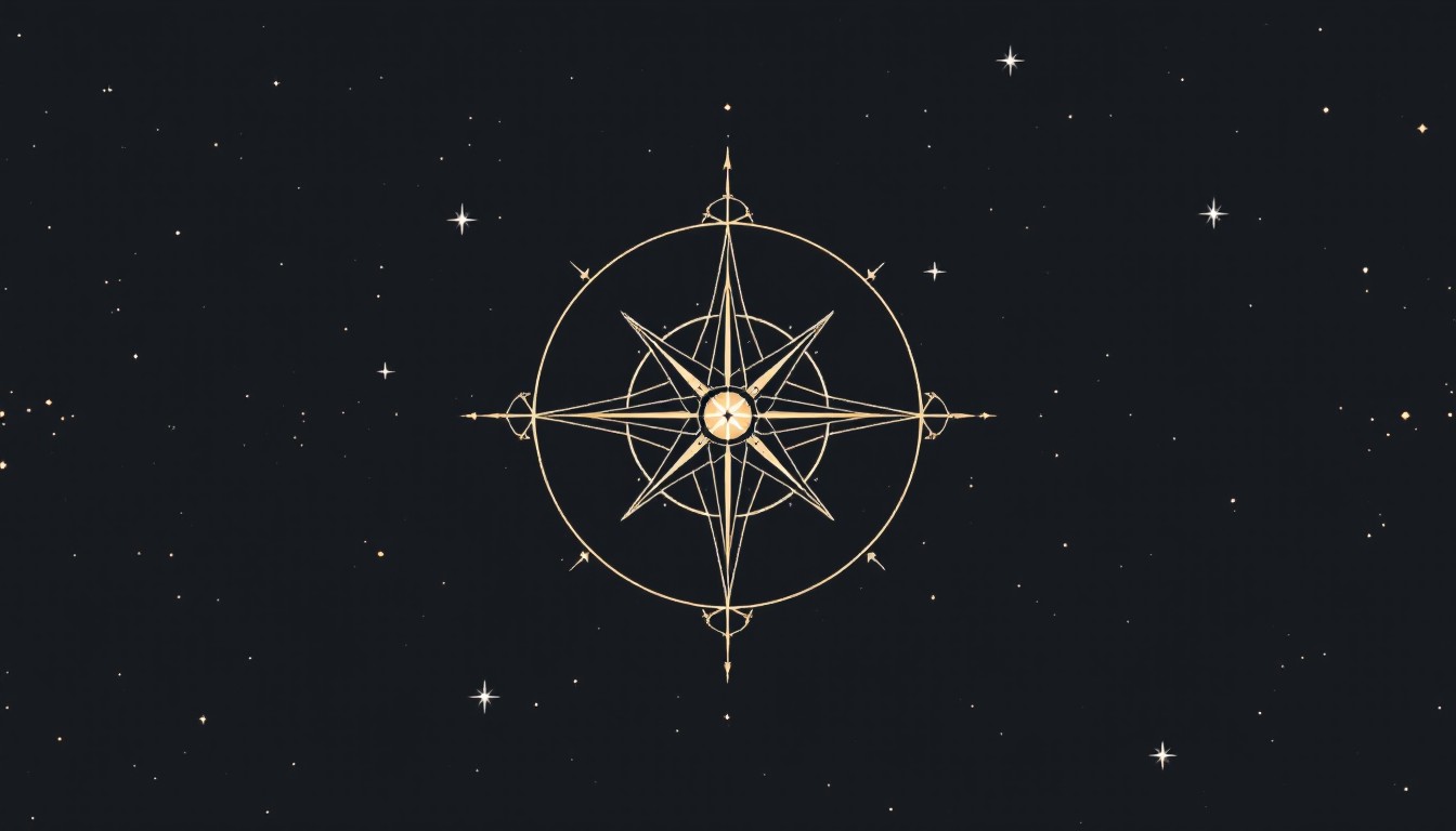 Free Cosmic Pixel Compass Image - Compass, Stellar, Navigation ...