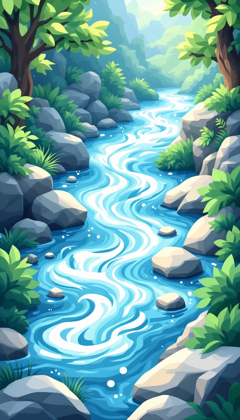 Free Flowing Forest Stream Image - River, Stream, Forest | Download at ...