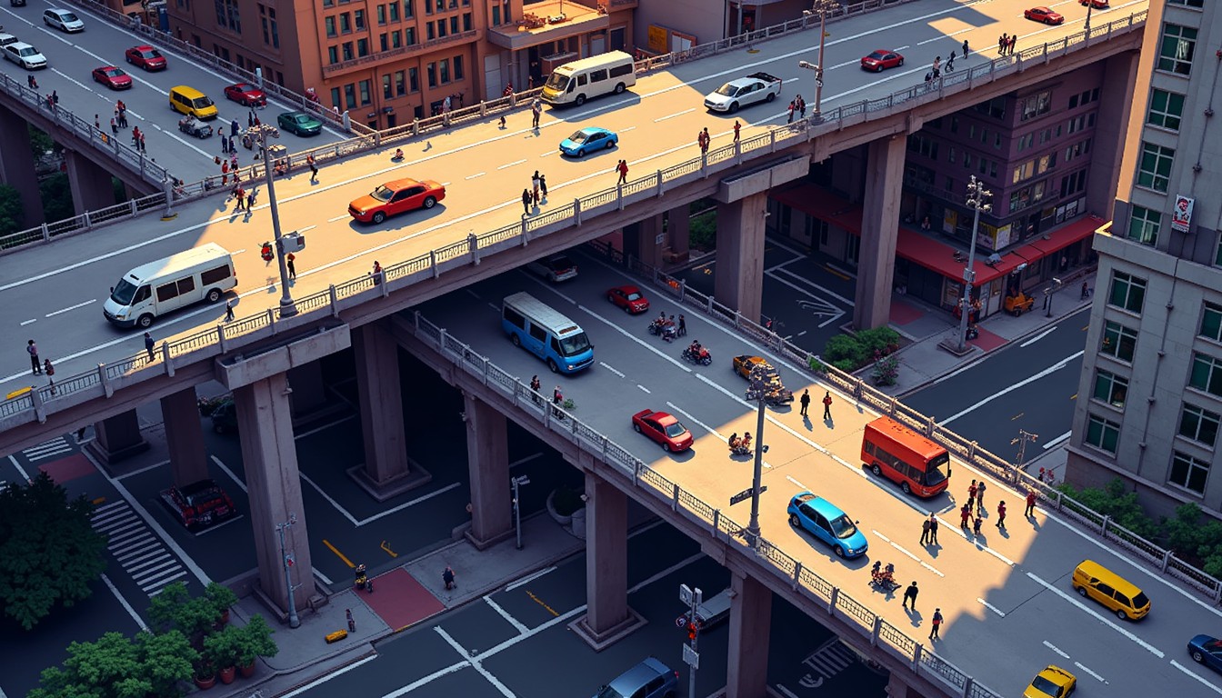 Free Layered Urban Transport Image - Highway, Elevated, Infrastructure ...