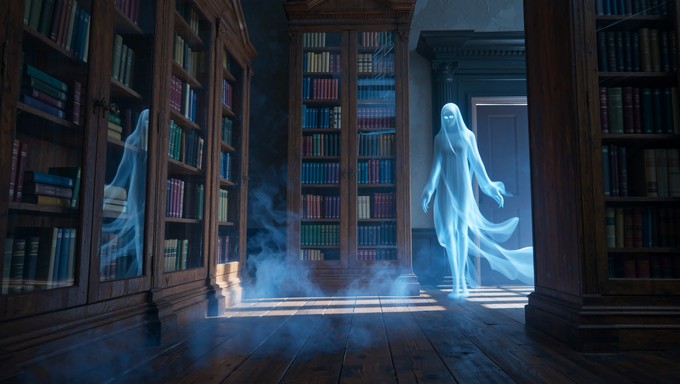 Ghost In A Library Free Haunted library ghost Image - Haunted, Library, Ghost | Download ...