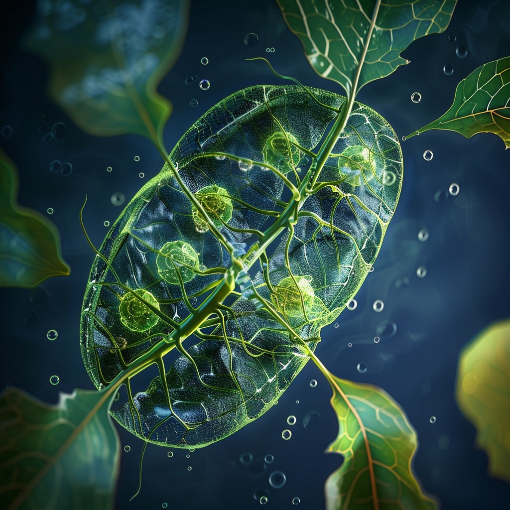 Free Leaf Cellular Structure Image - Leaf, Cells, Chloroplasts ...