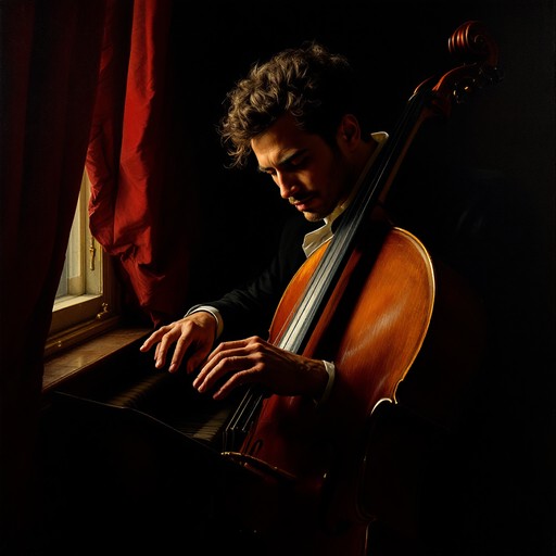 Cello Window Download Cellist in Shadow Image - Cellist, Musician, Classical | StockCake