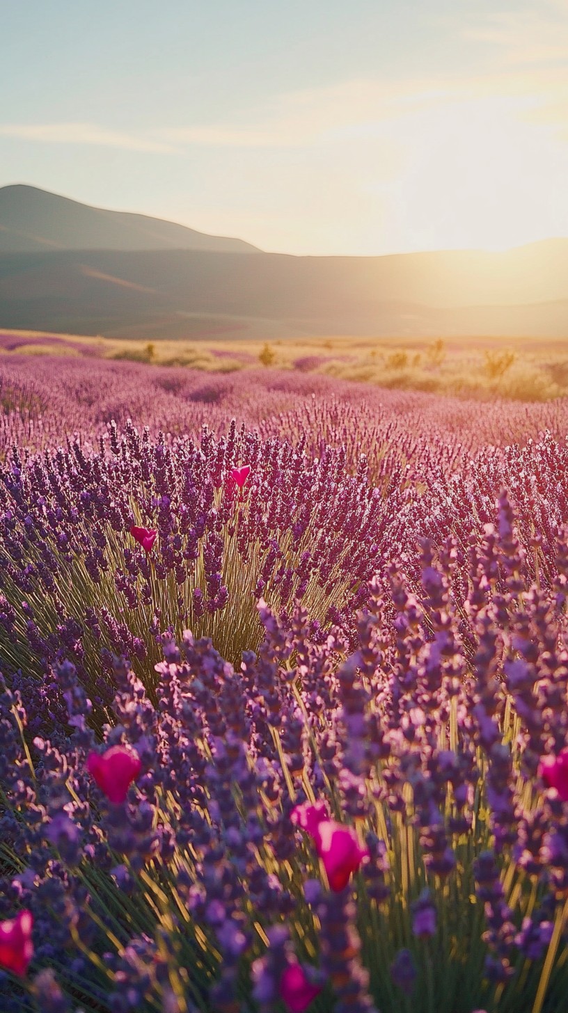 Free Lavender Field Sunset Image - Lavender, Sunset, Field | Download ...