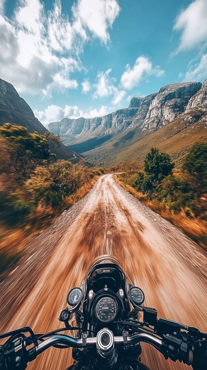 Motorcycle Riding In Mountains Free Motorcycle Mountain Adventure Image - Motorcycle, Mountains ...