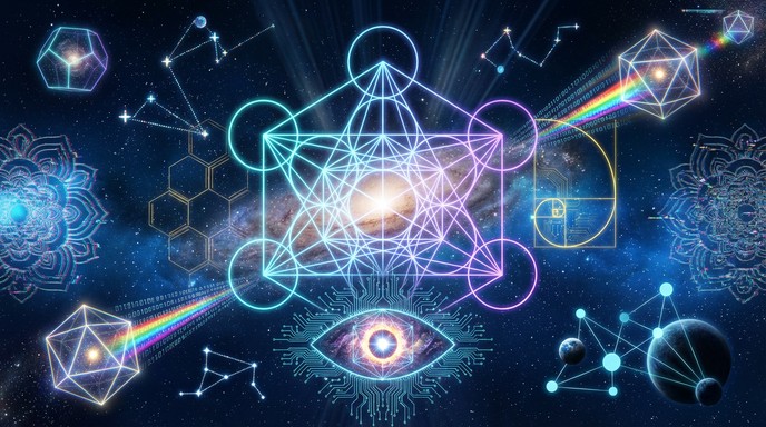 Sacred Geometry Computer Free Digital Sacred Geometry Image - Microprocessor, Crystalline ...