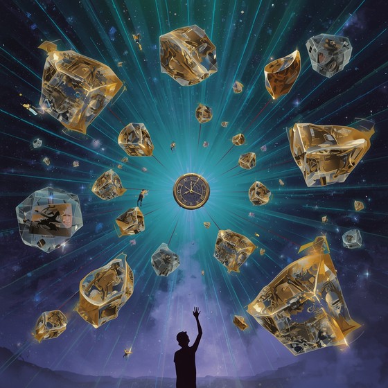 Teal Memory Free Crystalline Memory Fragments Image - Surreal, Memory, Fantasy ...
