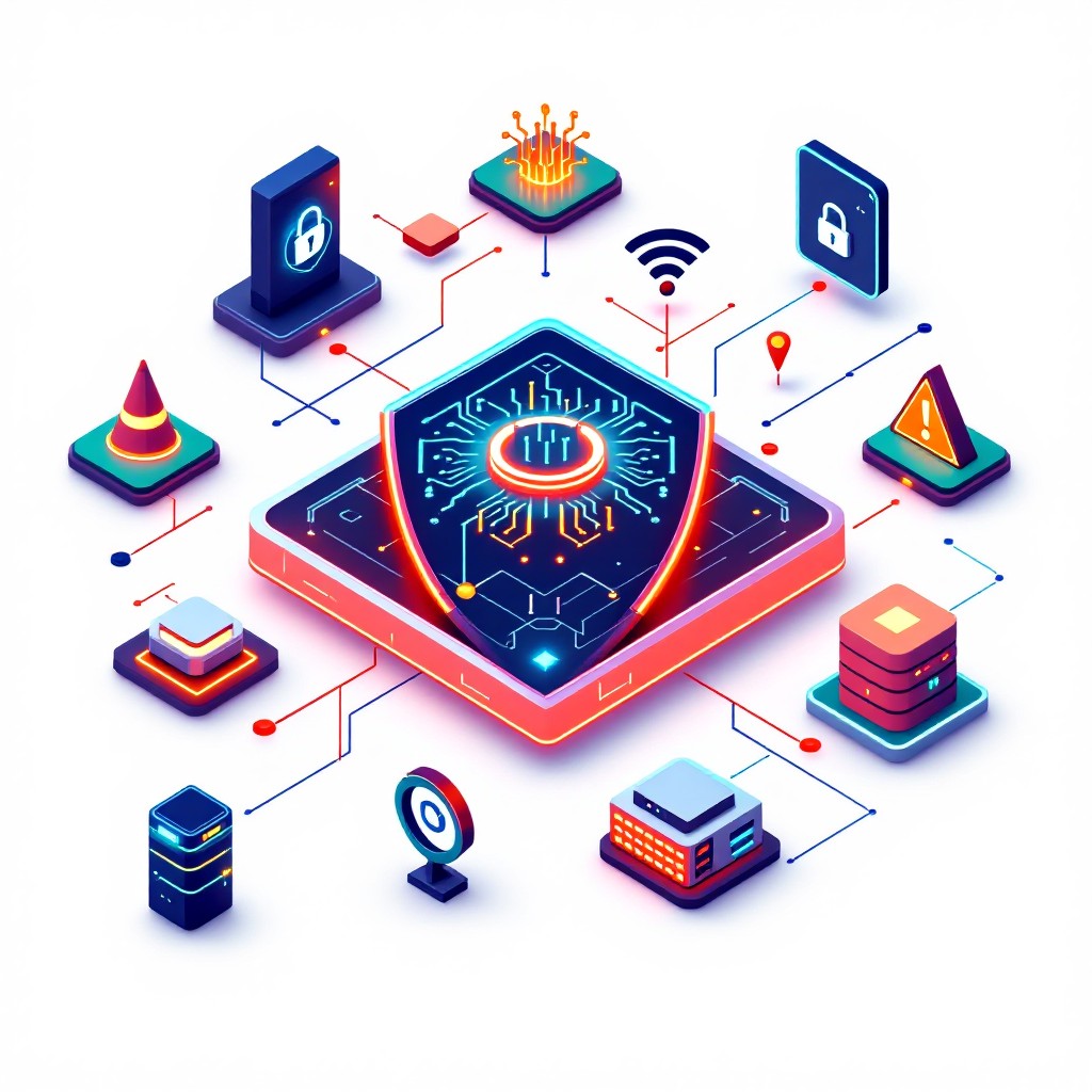 Download Cybersecurity Defense Systems Image - Cybersecurity, Isometric ...