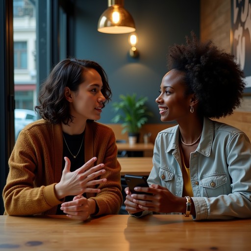 Free Connection Through Communication Image - Conversation, Cafe ...