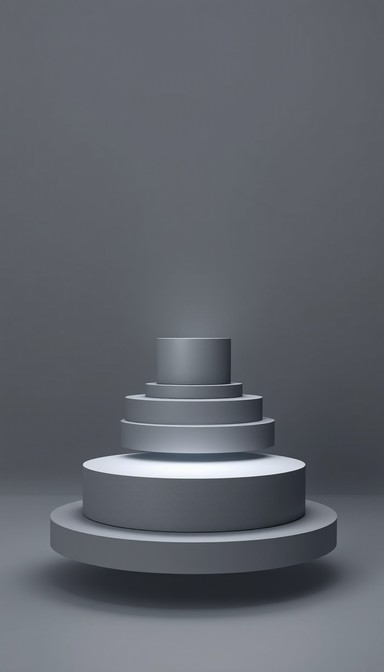 Free Geometric Gray Platforms Image - 3d, Geometric, Minimal | Download ...