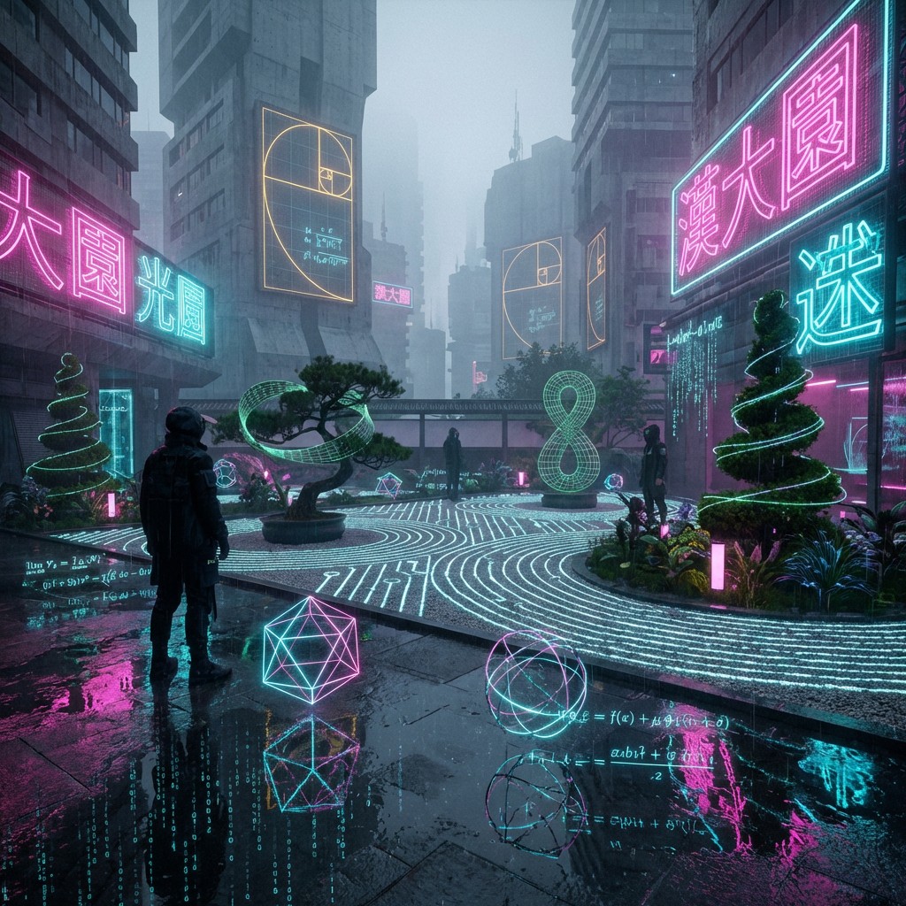 Free Cyberpunk Zen Garden Image - Cyberpunk, Neon, Futuristic ...