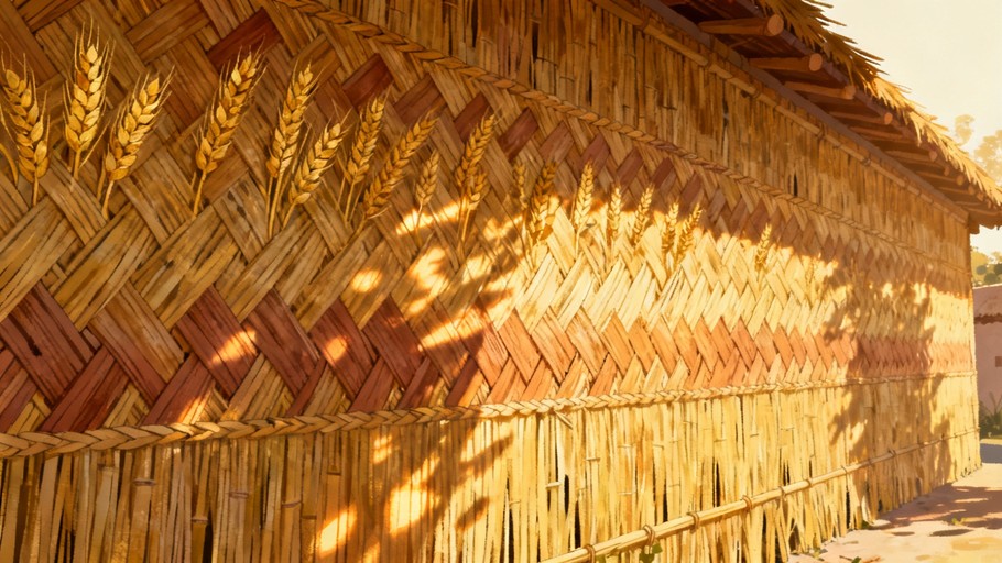 Light Reed Panelling Free Woven Light Sanctuary Image - Bamboo, Woven, Architecture ...