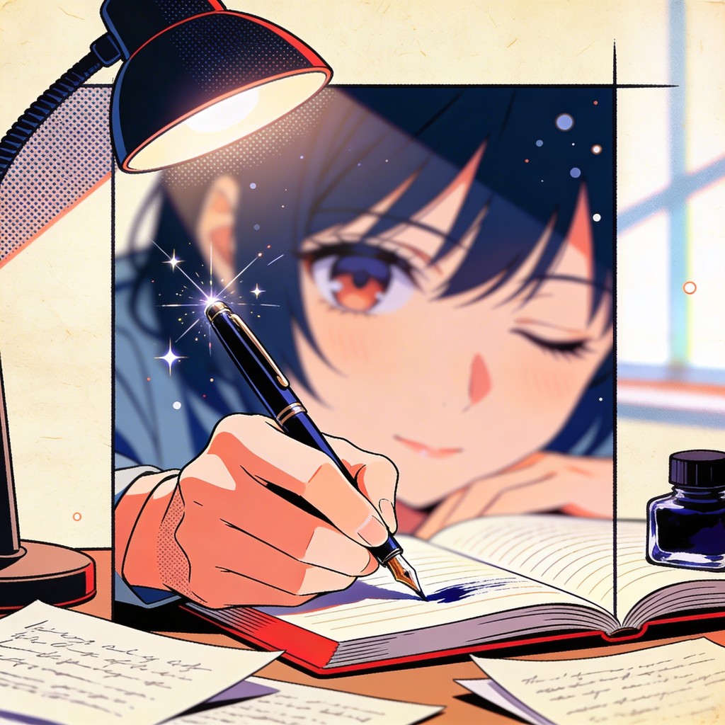 Free Creative Writing Moment Image - Anime, Manga, Illustration ...