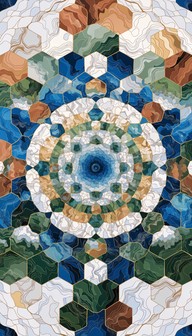 Free Geometric Earth Pattern Image - Geometric, Pattern, Tessellation ...