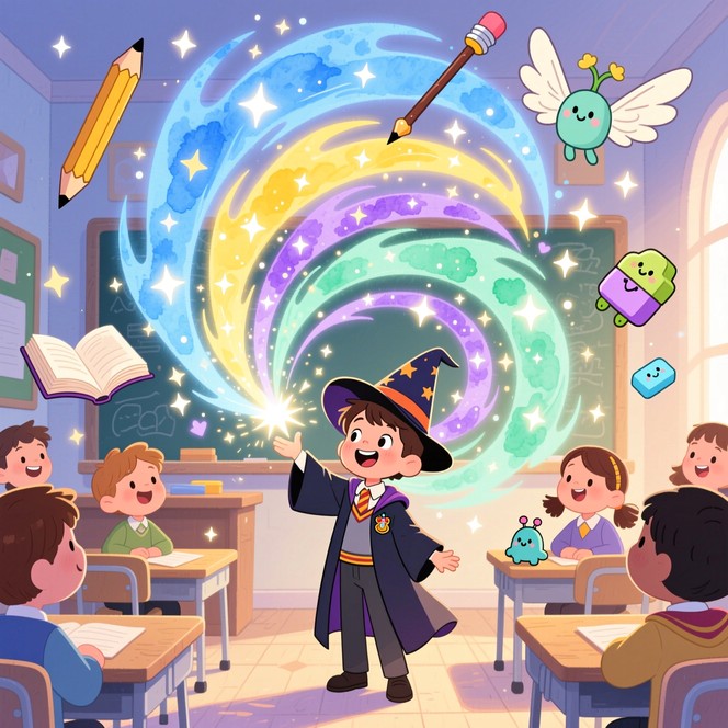 Lesson Mage Free Medieval Magic Lesson Image - Magic, Medieval, Classroom ...