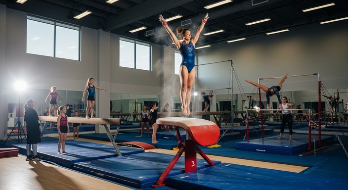 Free Gymnastics training session Image - Gymnastics, Vault, Athlete ...