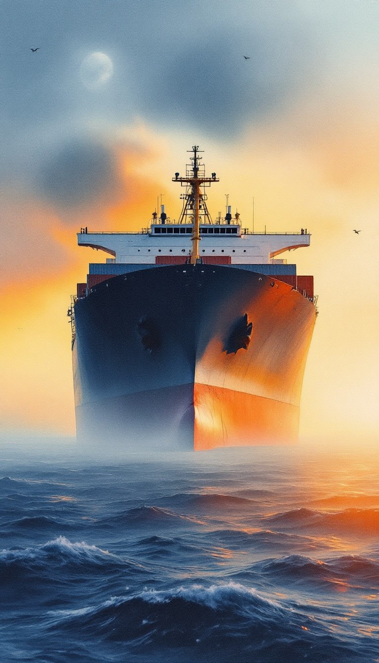 Free Sunset Ship Silhouette Image - Ship, Sunset, Ocean | Download at ...
