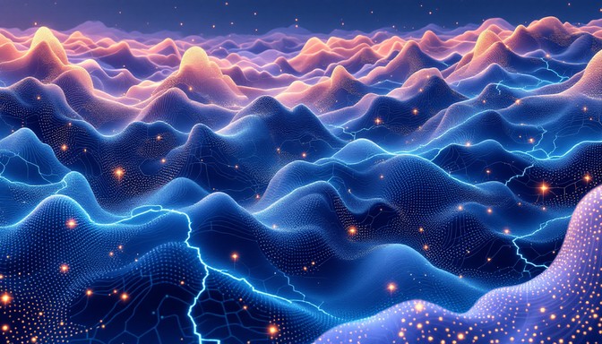 Landscape Network Image Free Neural Network Landscape Image - Abstract, Topographical, Neural ...