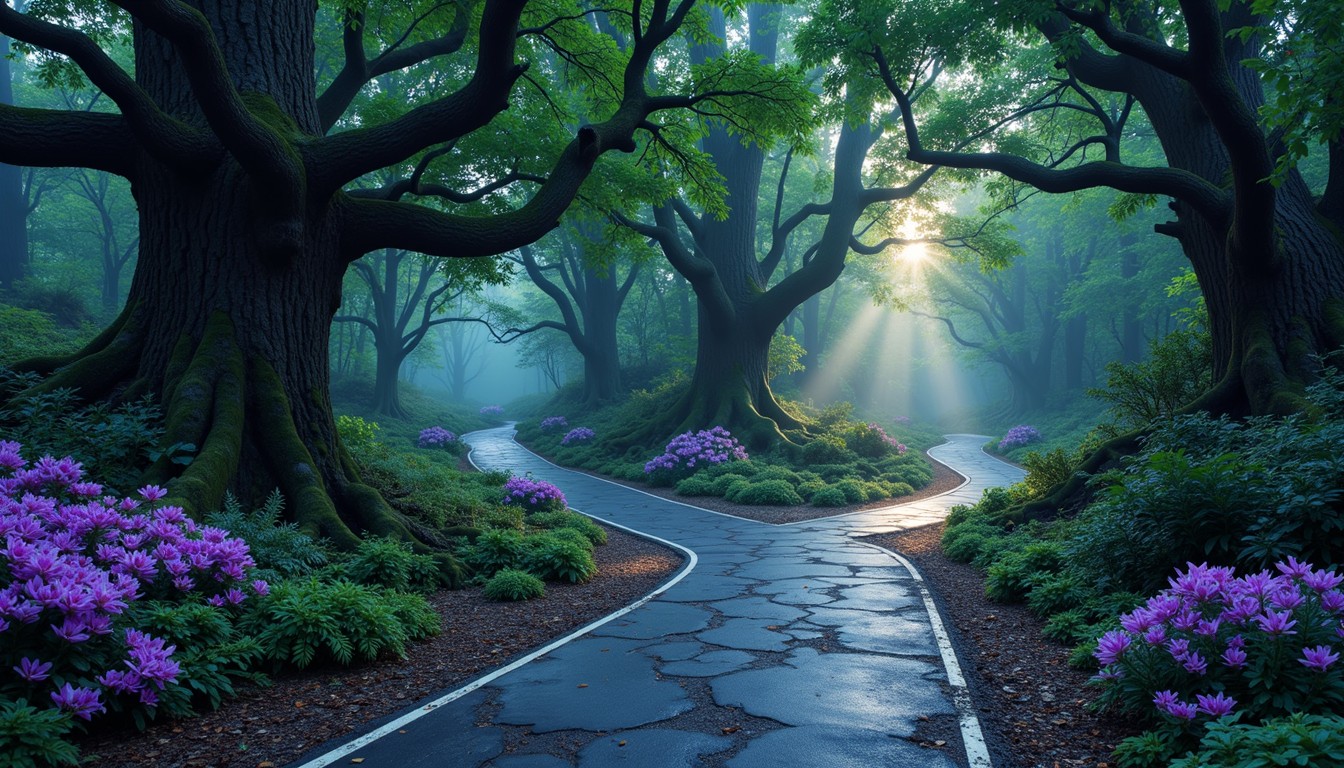 Free Enchanted Forest Path Image - Forest, Path, Sunbeams | Download at ...