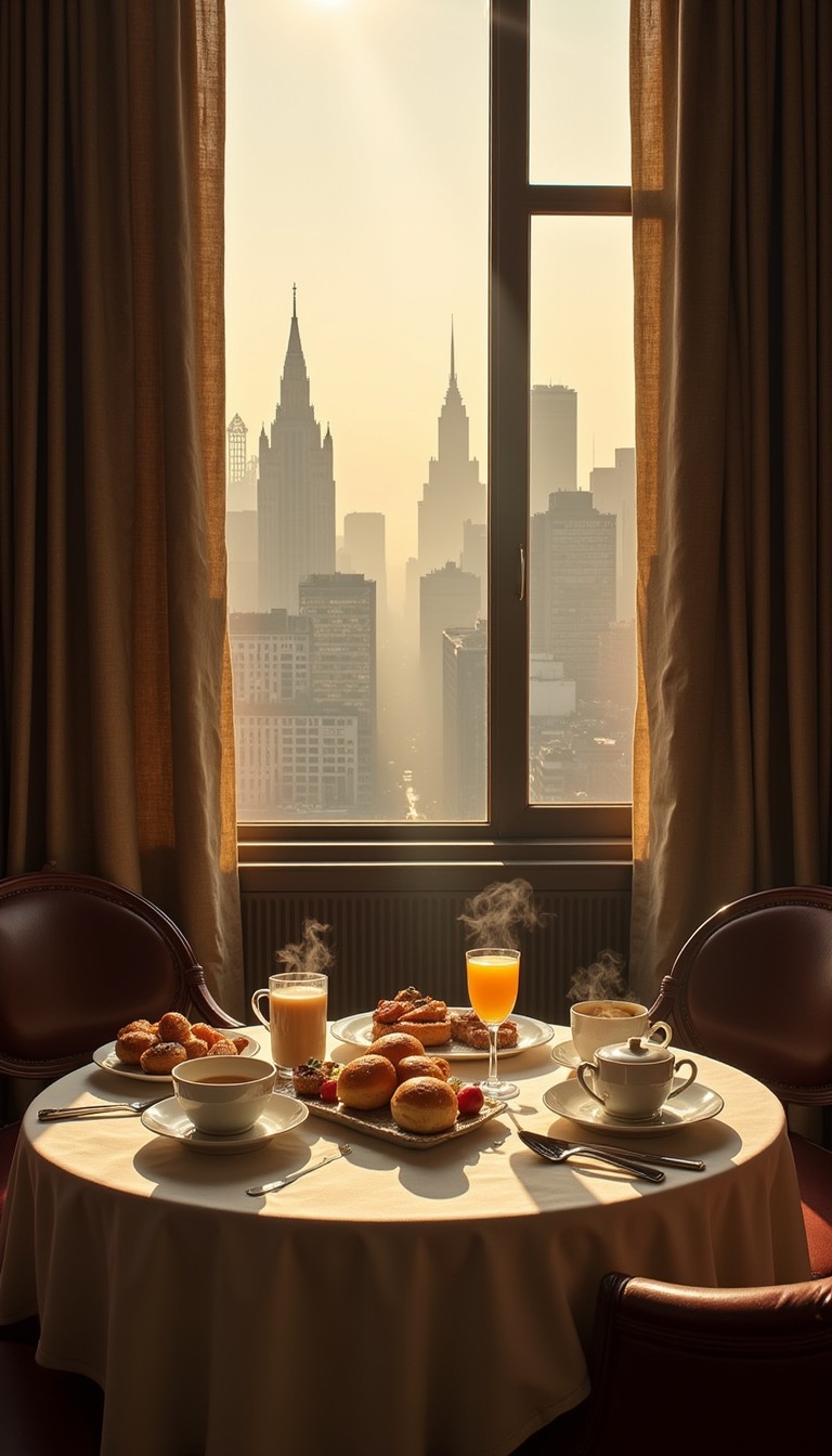 Free Urban Breakfast View Image - Breakfast, Skyline, Cityscape ...