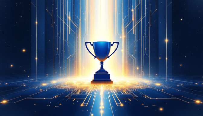 Trophy Blue Rays Free Trophy Technology Innovation Image - Trophy, Watercolor ...