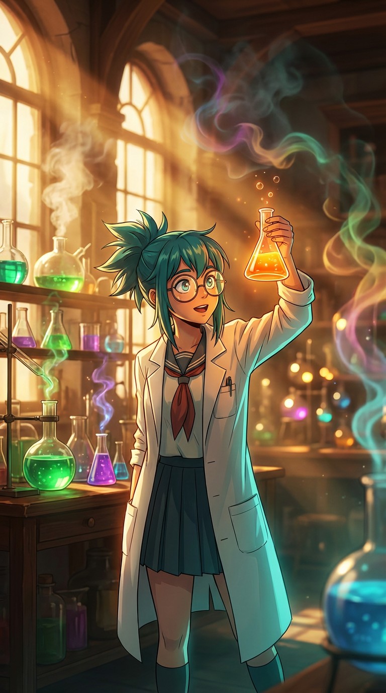 Anime Exploded Lab Free Chemistry Magic Unleashed Image - Anime, Chemistry, Laboratory ...