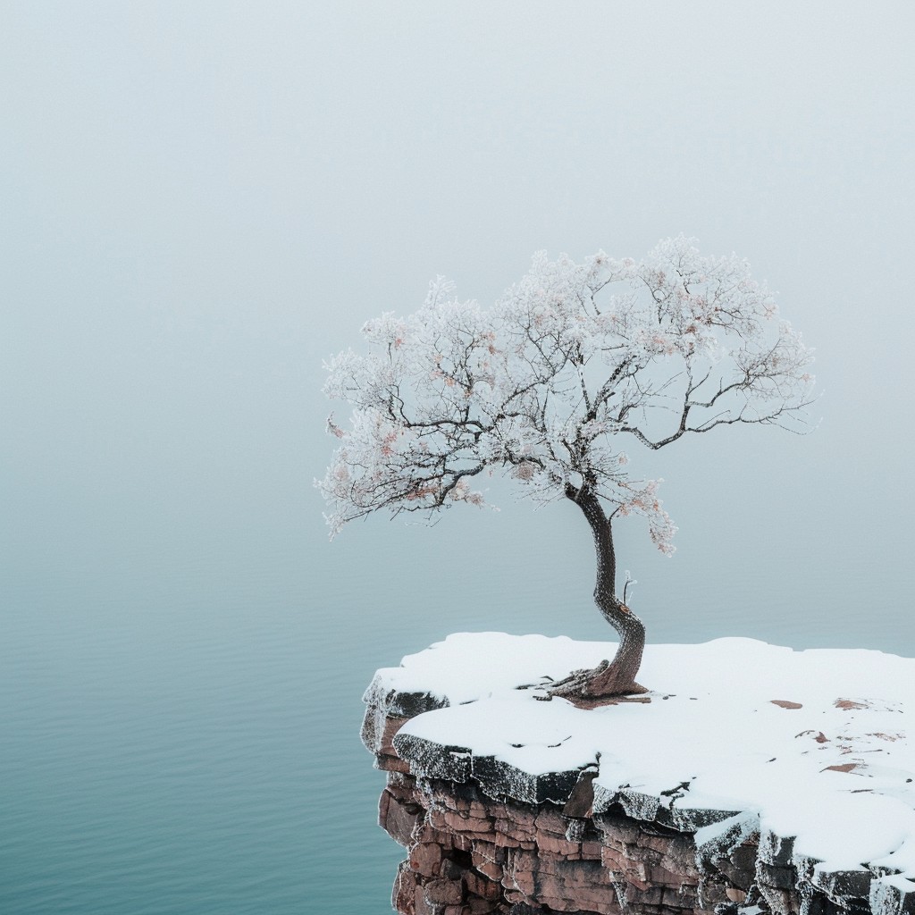 Free Solitary Winter Tree Photo - Tree, Frost, Solitude | Download at ...
