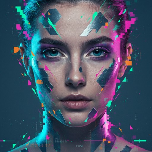 Free Digital Glitch Portrait Image - Portrait, Glitch, Cyberpunk ...