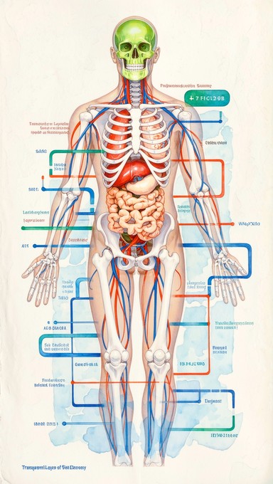 Free Transparent Body Discovery Image - Watercolor, Anatomy ...