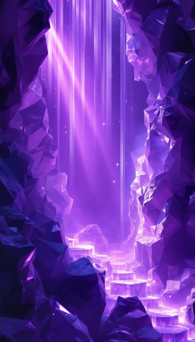 Free Purple Crystal Cascade Image - Violet, Crystal, Light | Download ...