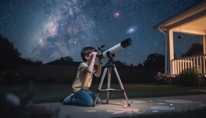 Download Magical Night Explorer Image - Stargazer, Astronomy, Telescope ...